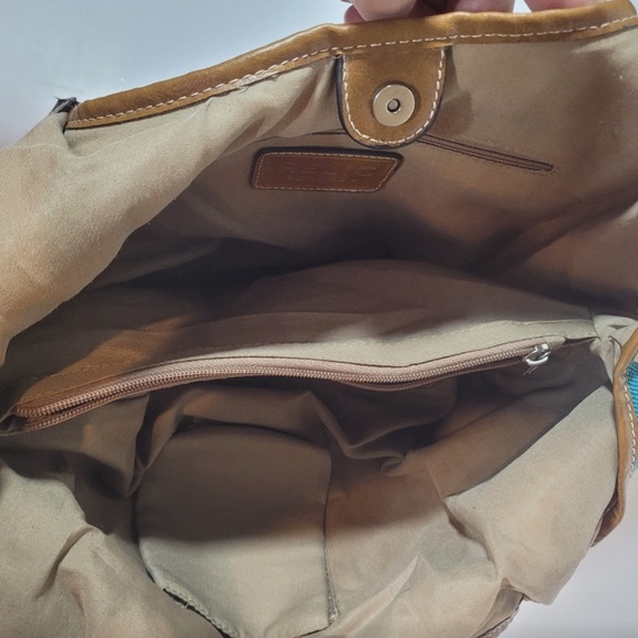 Relic by Fossil boho patchwork hobo shoulder bag - Picture 14 of 15